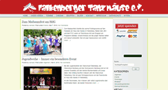 Desktop Screenshot of falkenberger-tanzmaeuse.de